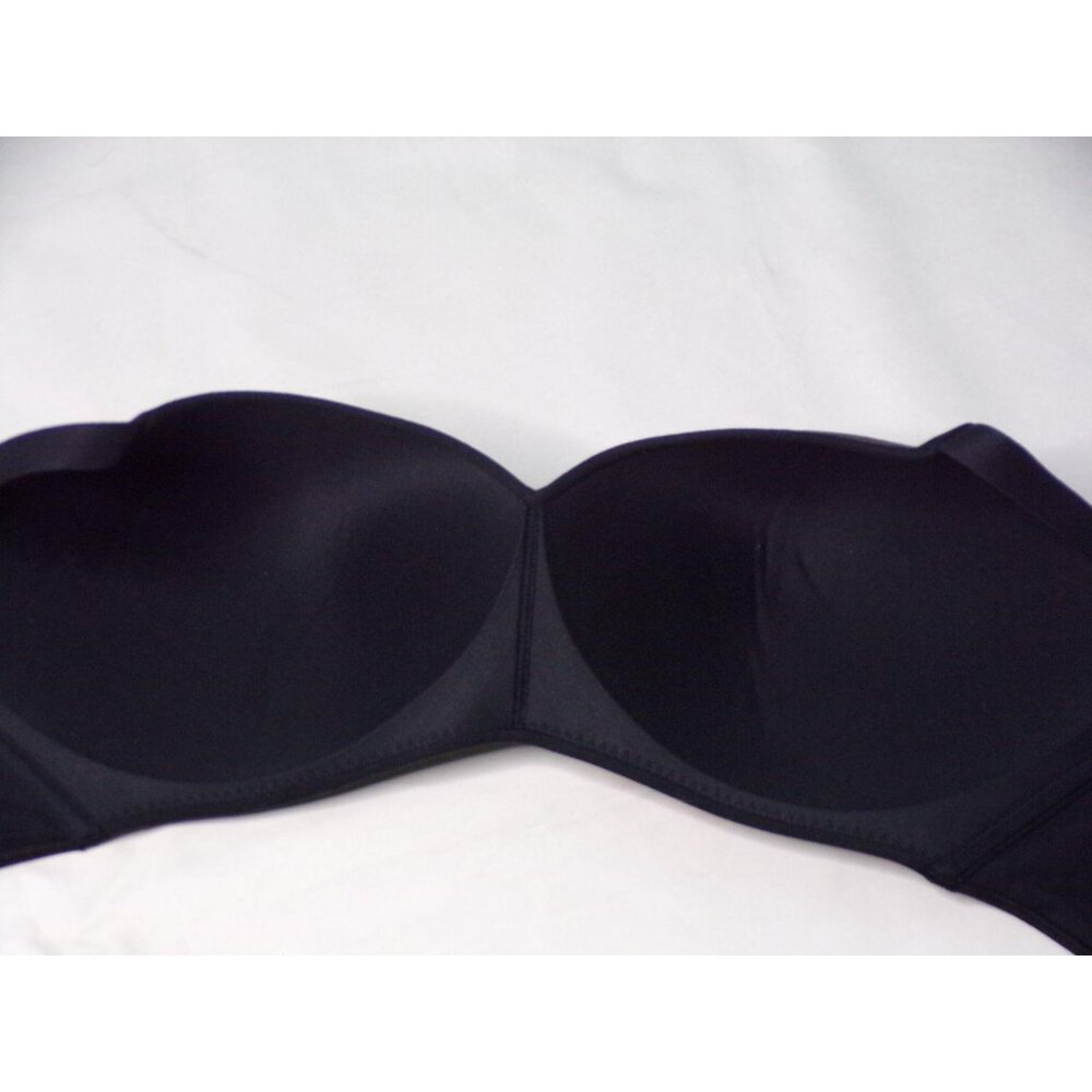 🆕 WACOAL How Perfect Seamless Soft Cup Wireless Bra 34DDD Black #852189 - Picture 8 of 8